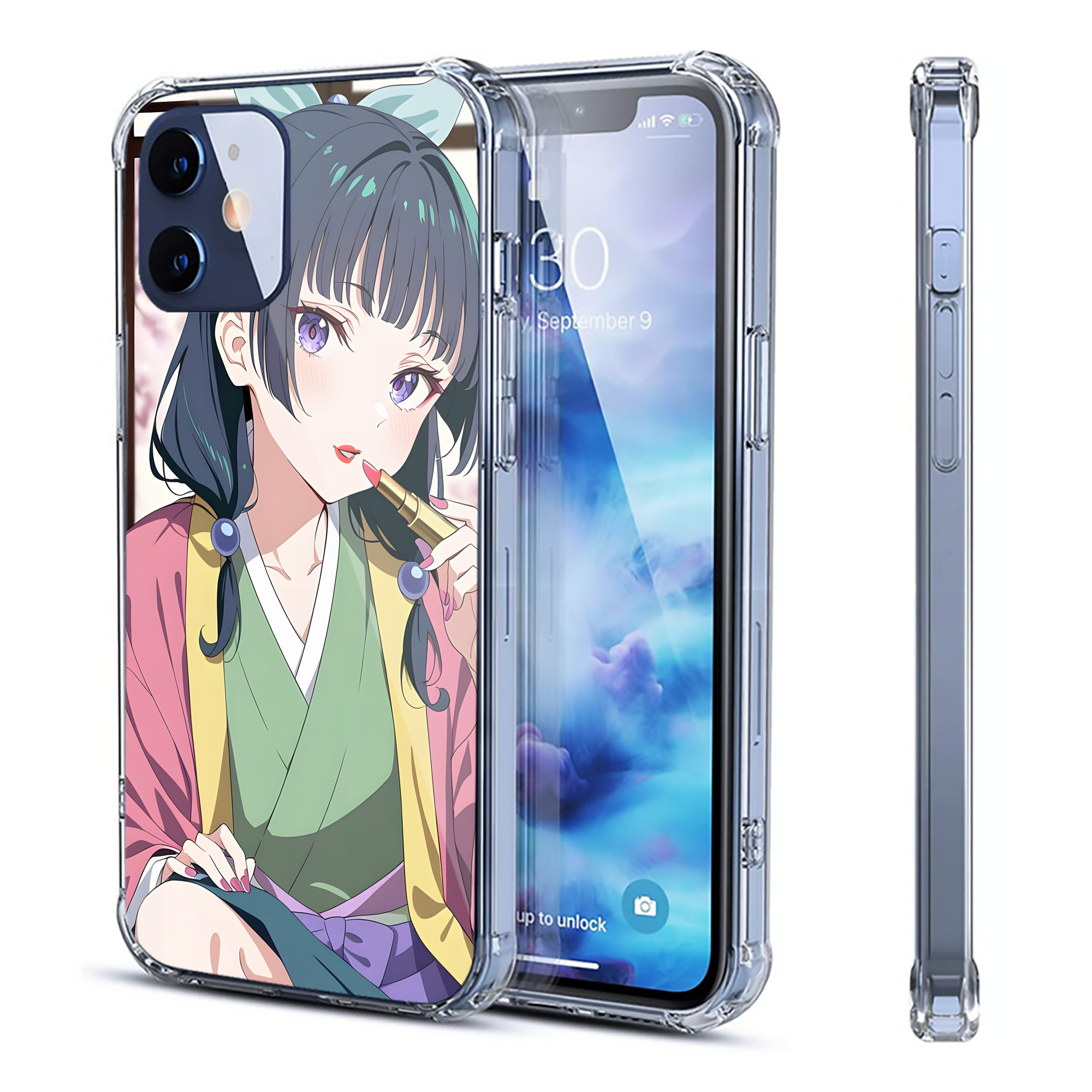 （画像用） 薬屋のひとりごと The Apothecary Diaries 【iPhone 12シリーズ対応】透明スマホケース（クリアソフトケース）